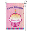Picture of Birthday party Sign Garden Flag - Custom Birthday Party Flag with Kids Name