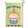 Picture of Birthday party Sign Garden Flag - Custom Birthday Party Flag with Kids Name
