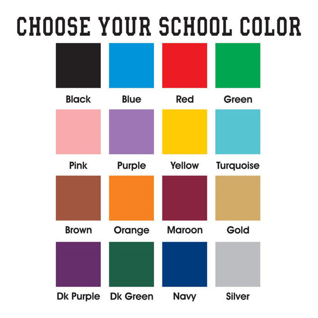 Picture of Personalized High School Pride Garden Flag - Custom School Spirit Banner - Graduation Gift - Team Support Yard Sign