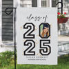 Picture of Personalized Grad Photo in Year Garden Flag - Custom Graduation Yard Sign - Senior Class of 2025 Banner - Outdoor Graduation Decor