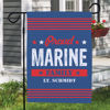 Picture of Military Garden Flag - Patriotic Yard Sign - Support Our Troops Outdoor Decor - Veteran Gift - Custom Army Navy Air Force Flag