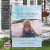 Picture of Custom Photo Memorial Garden Flag - Personalized  Memorial Flag - Custom Photo Garden Flag
