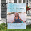 Picture of Custom Photo Memorial Garden Flag - Personalized  Memorial Flag - Custom Photo Garden Flag
