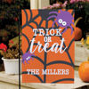 Picture of Personalized Trick or Treat Garden Flag - Custom Halloween Yard Sign - Outdoor Fall Decor - Spooky Porch Decoration - Halloween Gift