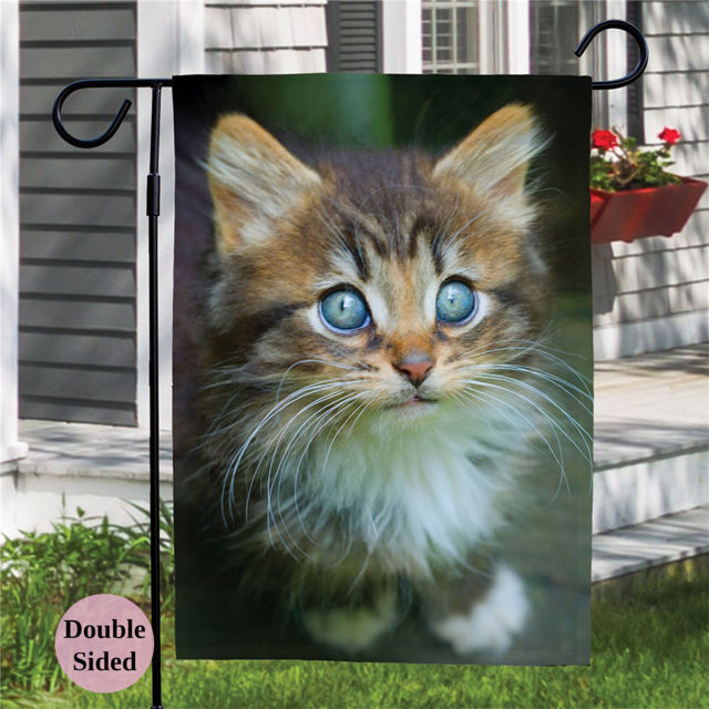 Picture of Custom Pet Photo Garden Flag - Personalized Garden Flag - Custom Pet Flag