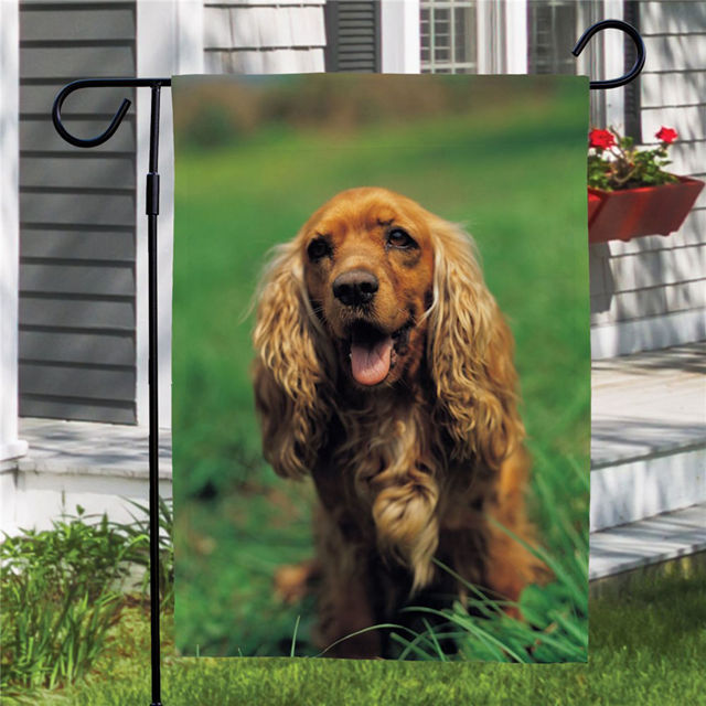 Picture of Custom Pet Photo Garden Flag - Personalized Garden Flag - Custom Pet Flag