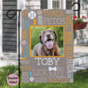 Picture of Happy Pets - Custom Pet Garden Flag with Photo - Personalised Flag for Pets