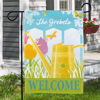 Picture of Personalized Watering Can Garden Flag - Custom Spring Yard Sign - Garden Tool Outdoor Decor - Floral Welcome Flag - Housewarming Gift