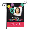 Picture of Let's Celebrate Birthday - Birthday Party Sign Garden Flag - Personalised Birthday Flag for Child