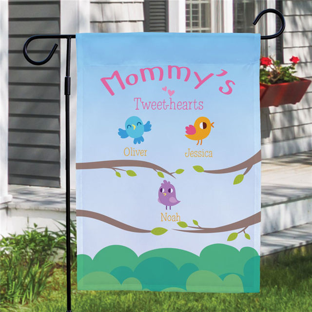 Picture of Grandma's Garden Flag - Custom Nana's Garden Flag with Kids Names - Mother's Day Gift