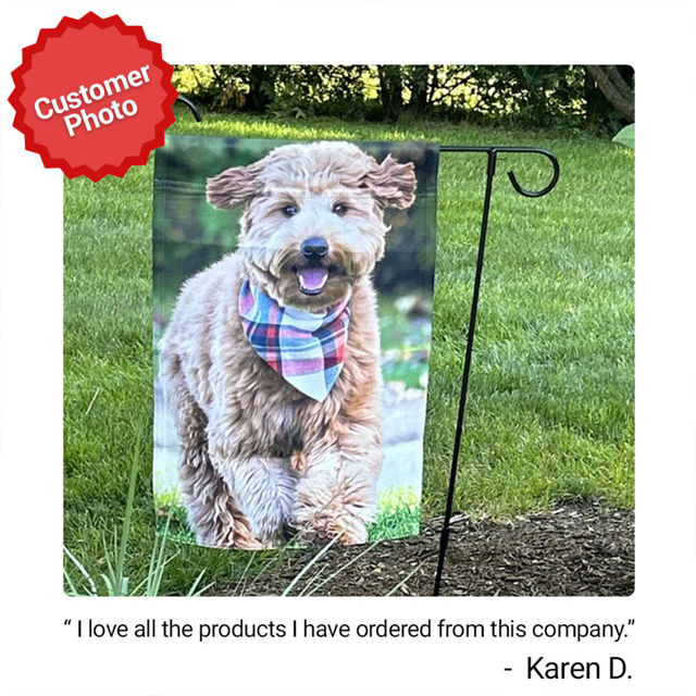 Picture of Photo Garden Flag - Custom Garden Flag with Any Photo