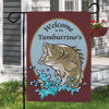 Picture of Personalized Bass Fishing Garden Flag – Custom Outdoor Flag for Yard, Lake House, Cabin Decor