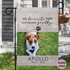 Picture of Custom Pet Memorial Garden Flag with Photo - Personalised  Memorial Flag for Pets - Grave Yard Flag