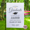Picture of Happy Graduation- Custom Graduation Garden Flag - Personalized Garden Flag to Celebrate Graduation