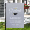 Picture of Happy Graduation- Custom Graduation Garden Flag - Personalized Garden Flag to Celebrate Graduation
