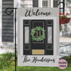 Picture of Famliy Personalized Garden Flag - Custom Initial Yard Sign - Outdoor Decor for Home or Garden - Housewarming Gift