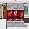 Picture of Christmas Garden Flag with Names – Personalized Outdoor Decor for Yard & Garden