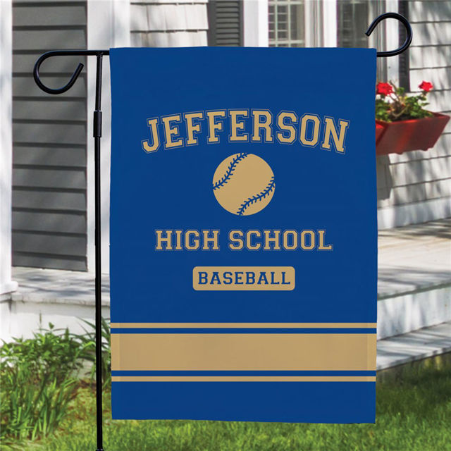 Picture of Personalized High School Sport Pride Garden Flag - Outdoor Decor for School Use or Garden