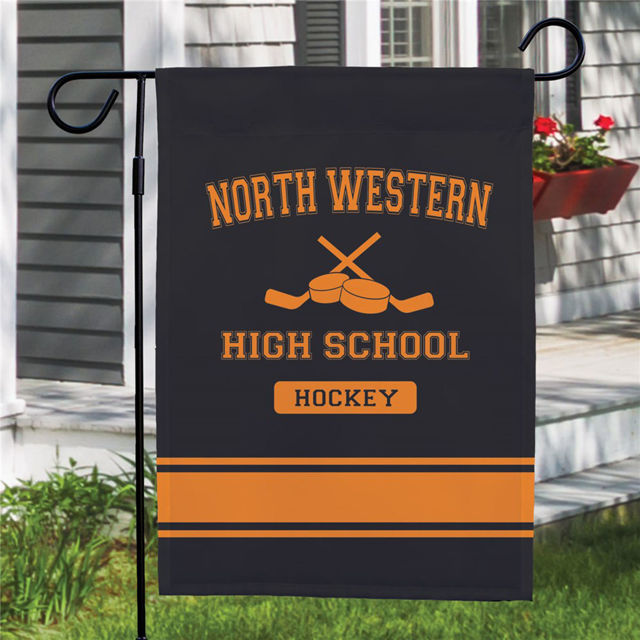 Picture of Personalized High School Sport Pride Garden Flag - Outdoor Decor for School Use or Garden