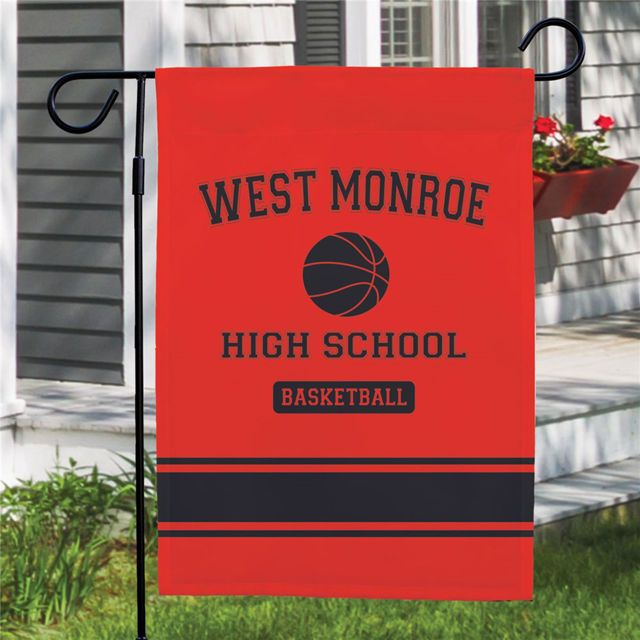 Picture of Personalized High School Sport Pride Garden Flag - Outdoor Decor for School Use or Garden