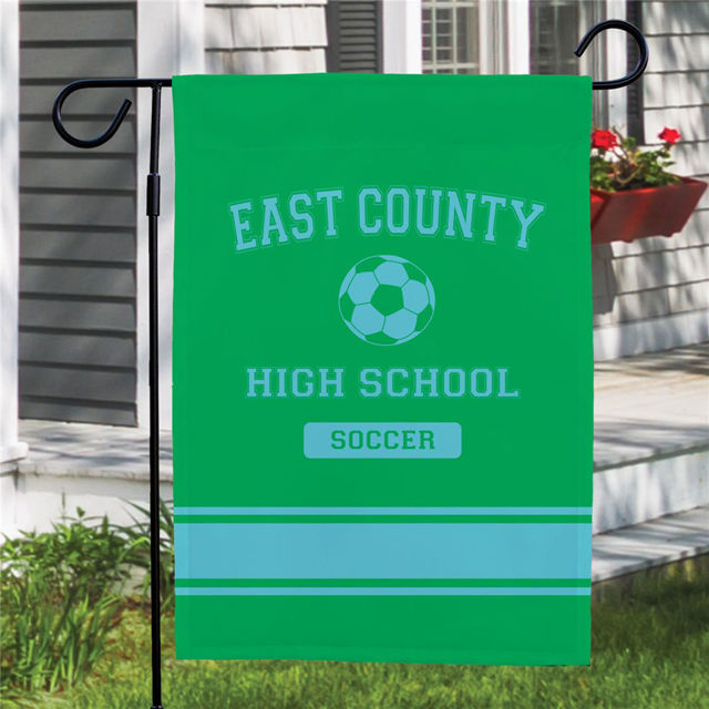 Picture of Personalized High School Sport Pride Garden Flag - Outdoor Decor for School Use or Garden
