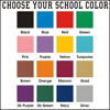 Picture of Personalized High School Sport Pride Garden Flag - Outdoor Decor for School Use or Garden