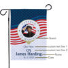 Picture of Personalized Veteran Memorial Garden Flag - Custom Photo Memorial Garden Flag