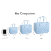 Picture of Custom Name Beach Bags - Personalized Waterproof Beach Bags - Laser Custom Name Hole Bags