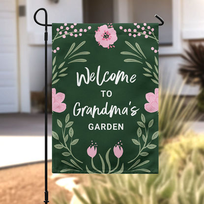 Picture of Welcome To Floral  - Patriotic Yard Sign - Support Our Troops Outdoor Decor - Veteran Gift - Custom Army Navy Air Force Flag
