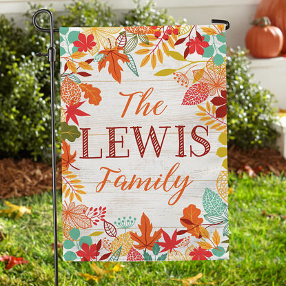 Picture of Autumn Blessings Garden Flag – Custom Outdoor Yard Flag, Funny & Functional Pet Warning Sign