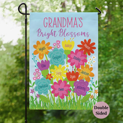 Picture of Grandma's Garden Flag - Custom Nana's Garden Flag with Kids Names - Mother's Day Gift