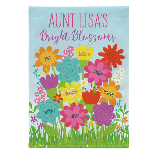 Picture of Grandma's Garden Flag - Custom Nana's Garden Flag with Kids Names - Mother's Day Gift