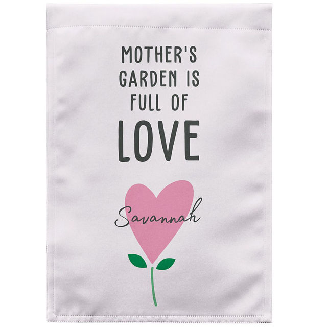 Picture of Grandma's Garden Flag - Custom Nana's Garden Flag with Kids Names - Mother's Day Gifts