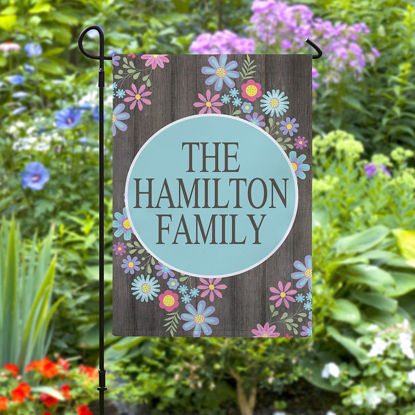 Picture of Spring Is Here Garden Flag - Custom Holiday Yard Sign - Beach Christmas Outdoor Decor - Warm Weather Xmas Decoration