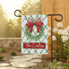 Picture of Christmas Garden Flag with Family Name - Personalized Christmas Outdoor Decor for Yard & Garden
