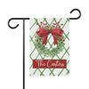 Picture of Christmas Garden Flag with Family Name - Personalized Christmas Outdoor Decor for Yard & Garden