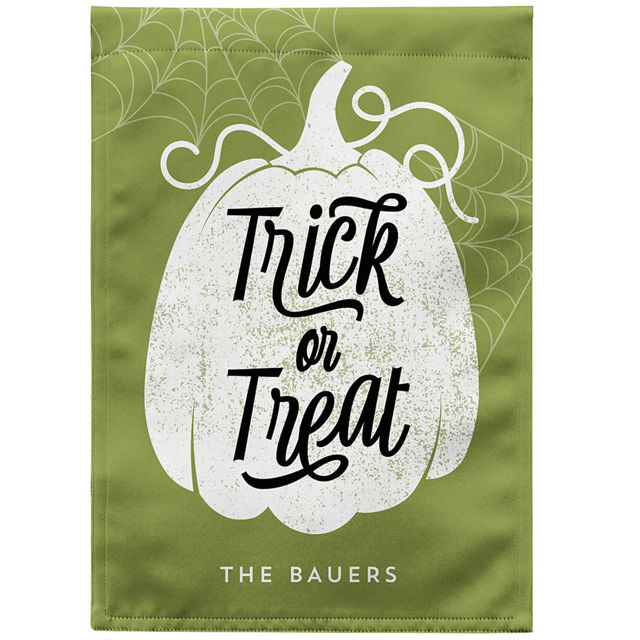Picture of Hallowen Personalized Garden Flag - Outdoor Decor for Home or Garden