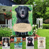 Picture of Custom Pet Memorial Garden Flag with Photo - Personalised  Memorial Flag for Pets