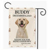 Picture of Custom Pet Memorial Garden Flag with Photo - Personalised  Memorial Flag for Pets