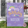 Picture of Let's Celebrate Birthday - Birthday Party Sign Garden Flag - Personalised Birthday Flag for Kids