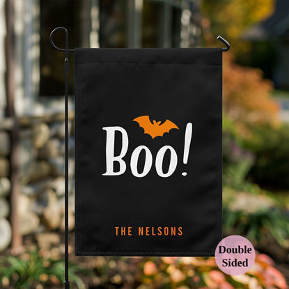 Picture of Happy Hallowen - Personalized Hallowen Theme Garden Flag - Outdoor Decor for Home or Garden