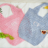Picture of Custom Embroidered Straw Bag - Custom Name Beach Tote Bag - Personalized Beach Tote Bag
