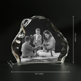 Picture of Custom 3D Laser Crystal  in Iceberg