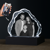 Picture of Custom 3D Laser Crystal  in Iceberg