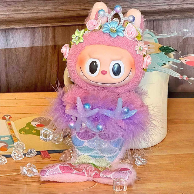 Picture of Mermaid - Custom Labubu Clothing Sets - Doll Not Included