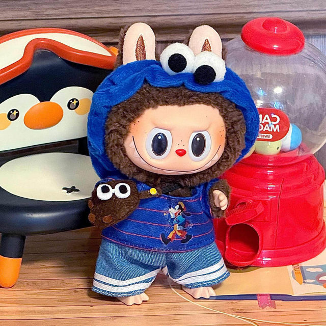 Picture of Little Blue Sesame - Custom Labubu Clothing Sets - Doll Not Included