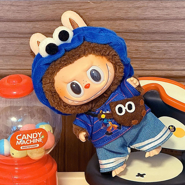 Picture of Little Blue Sesame - Custom Labubu Clothing Sets - Doll Not Included