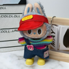 Picture of Custom Labubu Clothing Sets - Rainbow Denim Overalls - Doll and Shoes Not Included