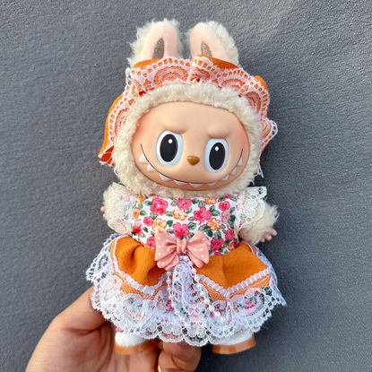 Picture of Custom Labubu Clothing Sets - Orange Lover - Doll and Shoes Not Included