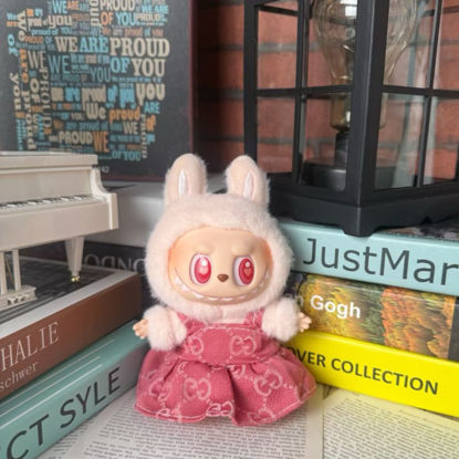 Picture of Custom Labubu Clothing Sets - Pink Chanel Style - Doll and Shoes Not Included